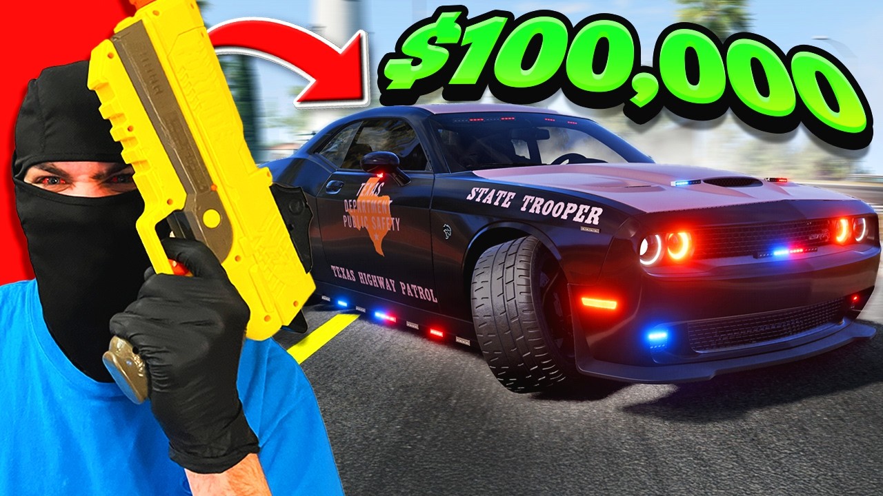 STEALING Police Hellcats and SELLING THEM in BeamNG Drive