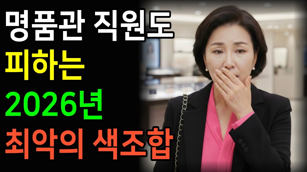 2026년 명품관 직원이 추천하는 트렌드 컬러 5가지 | 60대 귀티나는 색상의 비밀