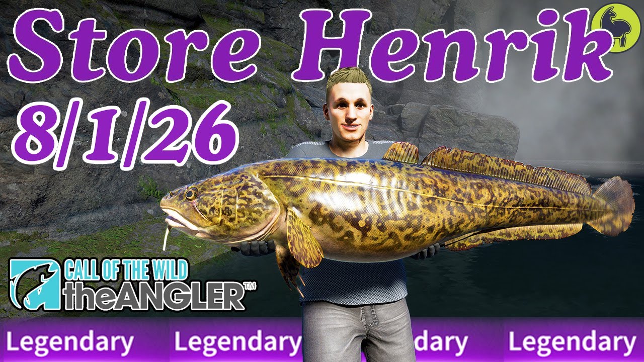 Store Henrik the Norway Legendary Fish this Week 8/1/26 | Call of the Wild: The Angler