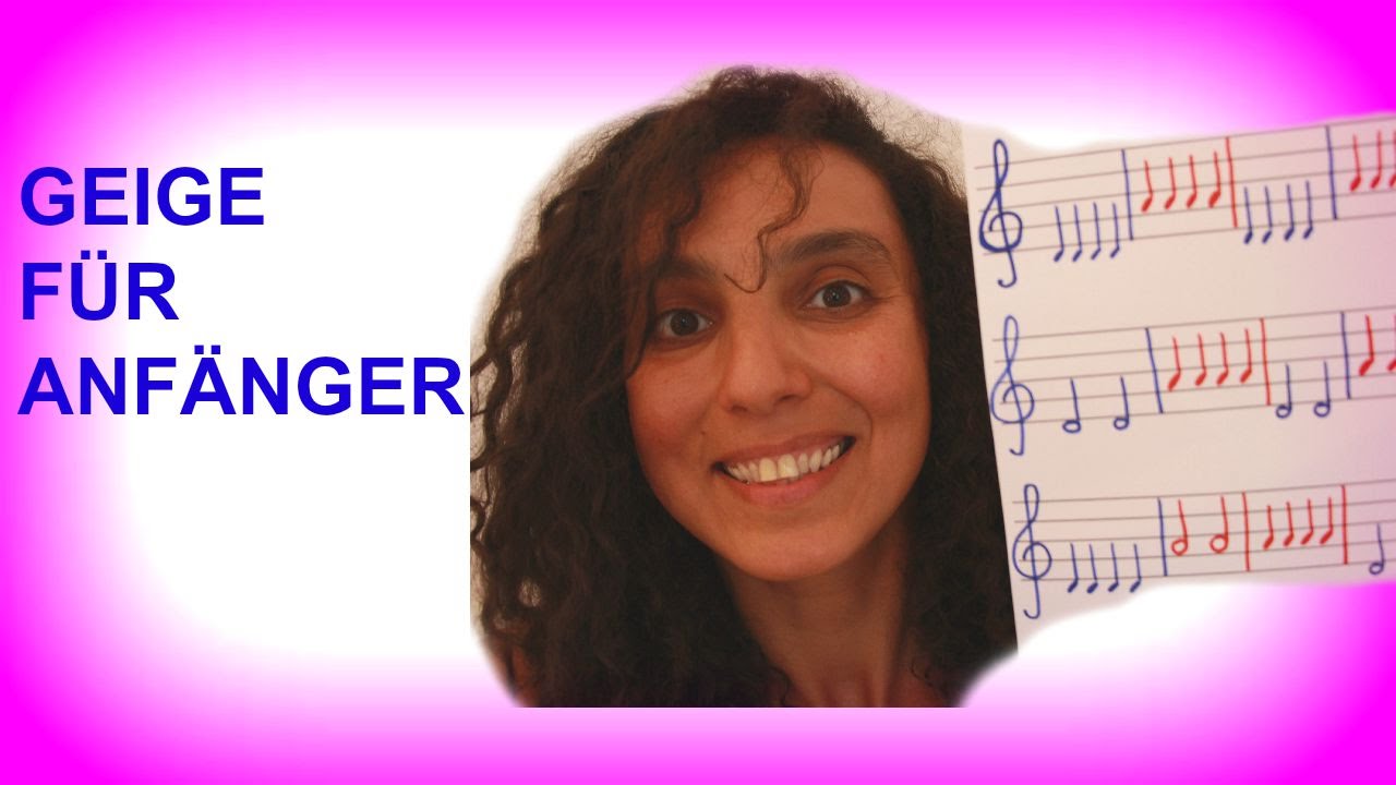 🎶 Geige f&uuml;r Kinder. Teil 1🎻 Drei kleine Lieder f&uuml;r Anf&auml;nger zum Mitspielen 🎶