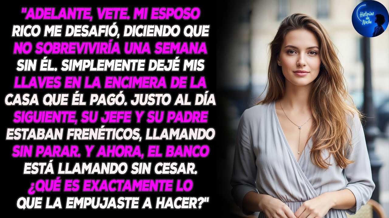 Mi Esposo Rico Dijo Que No Podía Vivir Sin Él: Mírame Construir Mi Propio Imperio.