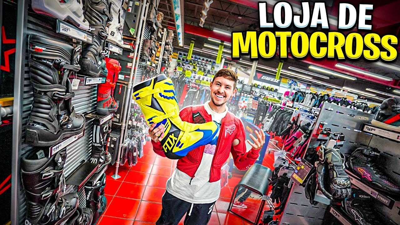 FUI NA LOJA DE MOTOCROSS QUE EU TANTO QUERIA