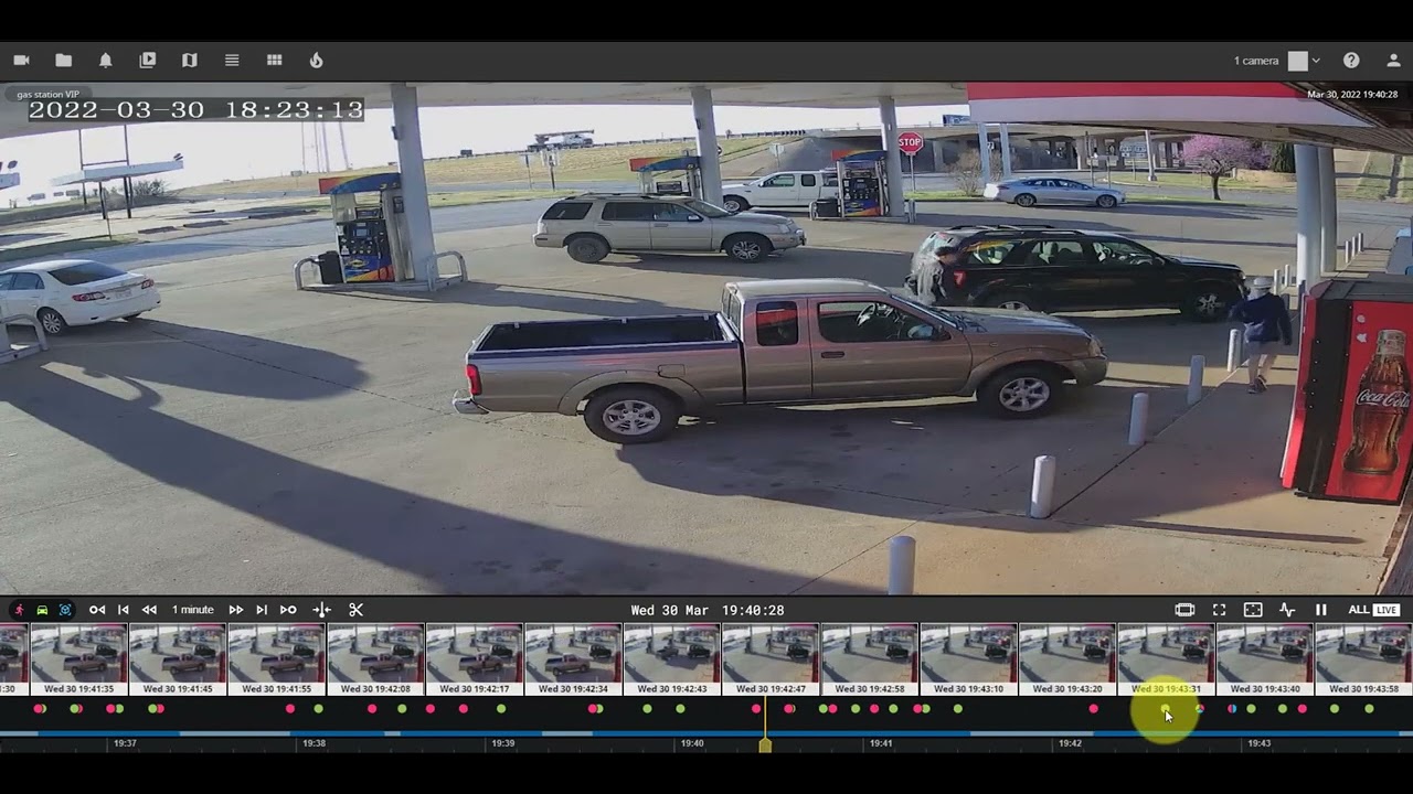 Interactive timeline | 3dEYE Cloud Video Surveillance Platform