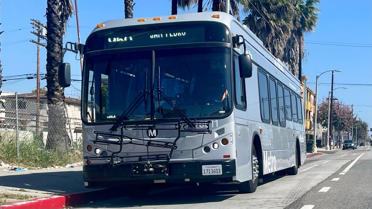 Metro J Line Southbound Ride (Harbor Gateway - Pacific / 21st) | BYD K9MD-ER 10011