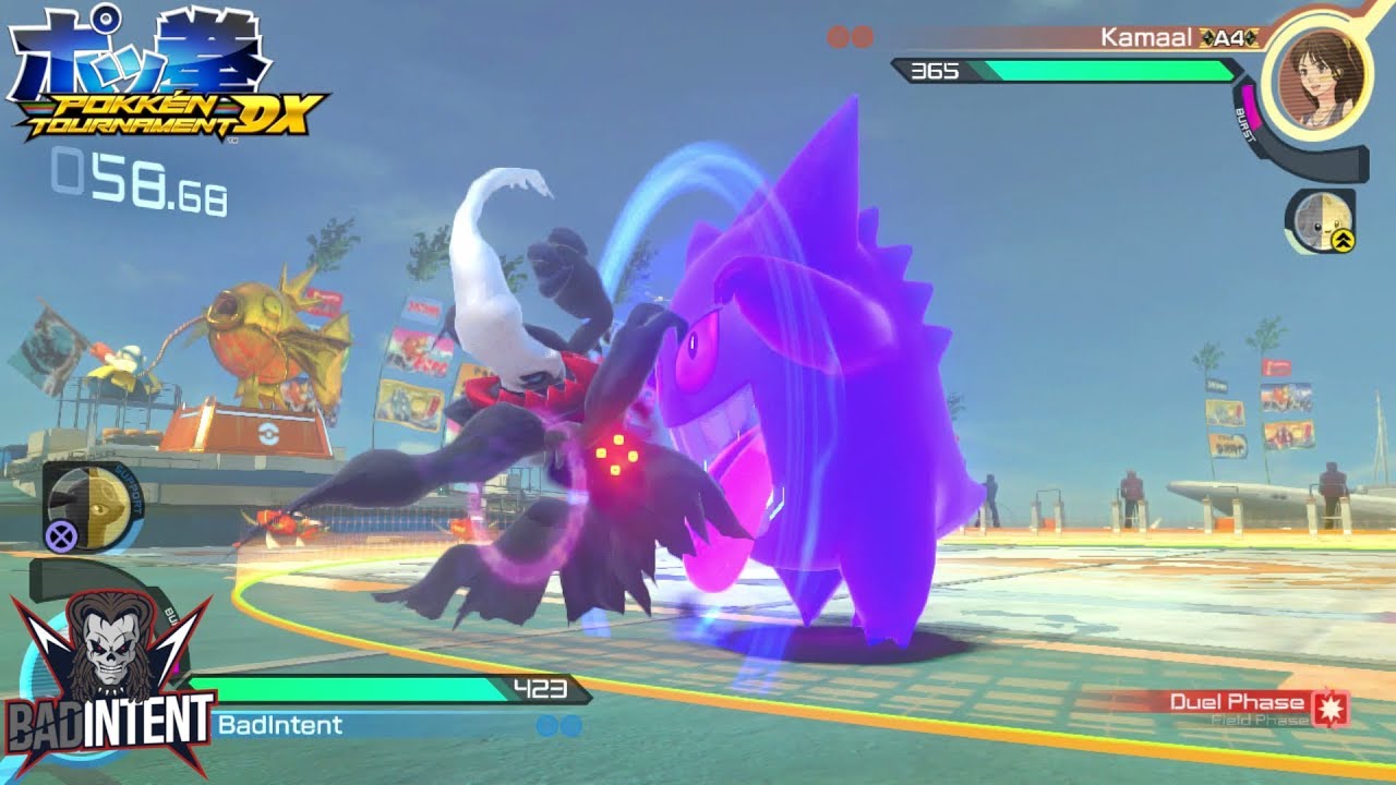 Darkrai Training vs Gengar | Two FT3s vs Kamaal Pokken Tournament DX