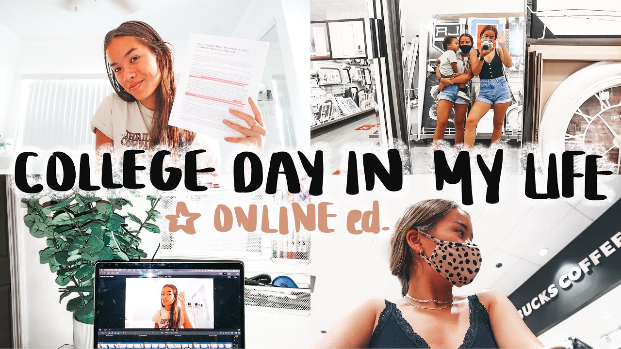 PRODUCTIVE *ONLINE* COLLEGE DAY IN MY LIFE | Zoom, To-Do List, Homework, Target Haul, Coffee & More!