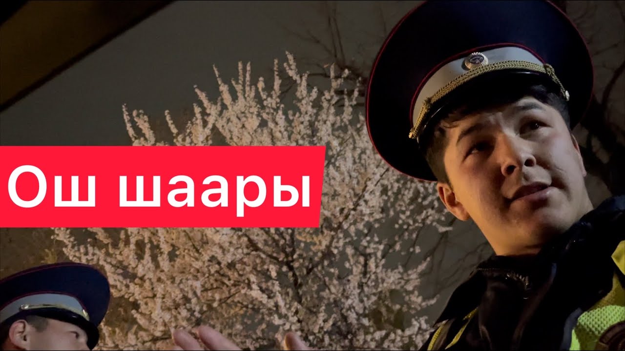 Ош шаары. Жол белгиси жок бир тараптуу көчө.