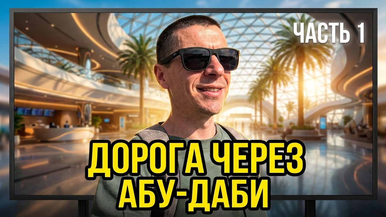 Таиланд 2025. Часть1. Дорога через Абу-Даби.