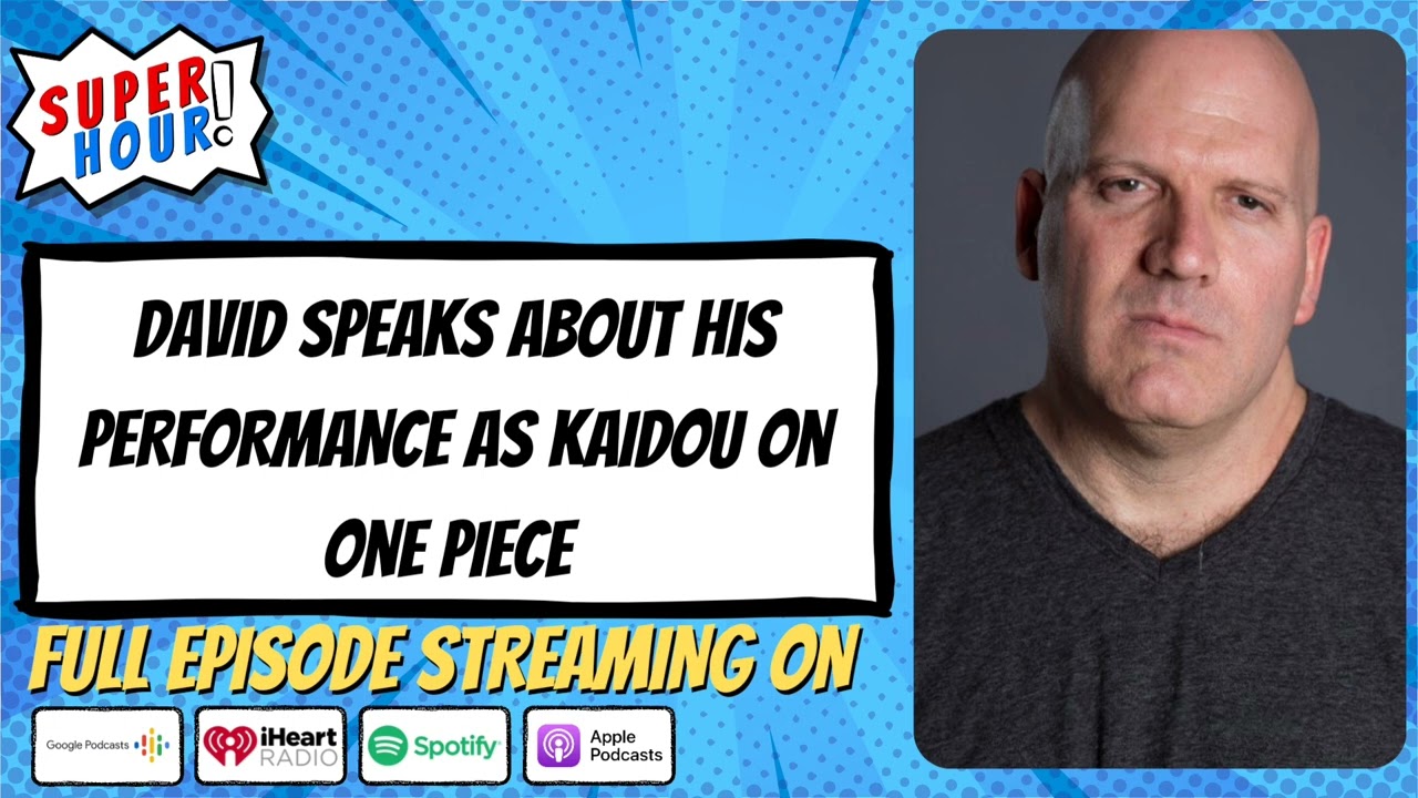 David Sobolov speaks about his performance as Kaidou on One Piece.