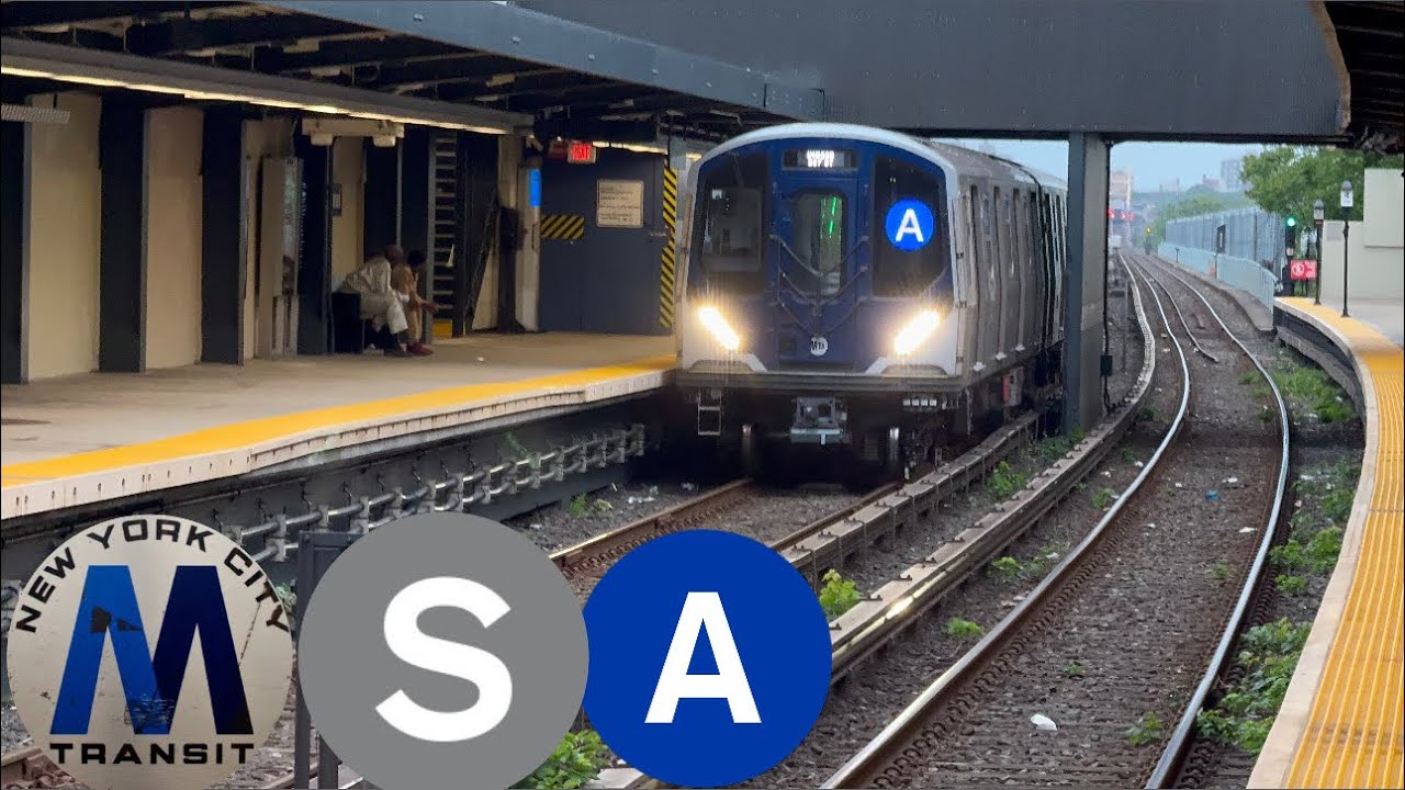 MTA NYCT: R46’R179’R211A’s (A) & (S) Trains Action at Broad channel With [@Ultimate.1214 ]