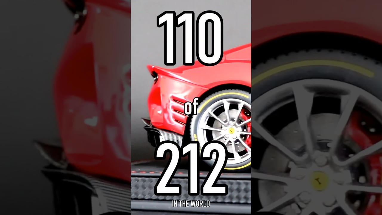 Up close with the 2023 Ferrari 812 Competizione by BBR Models
