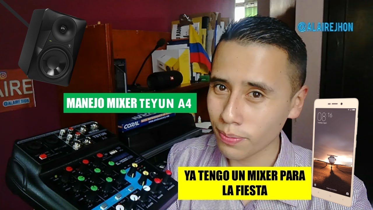 UNBOXING y MANEJO MIXER Teyun A4 [Para su fiesta]