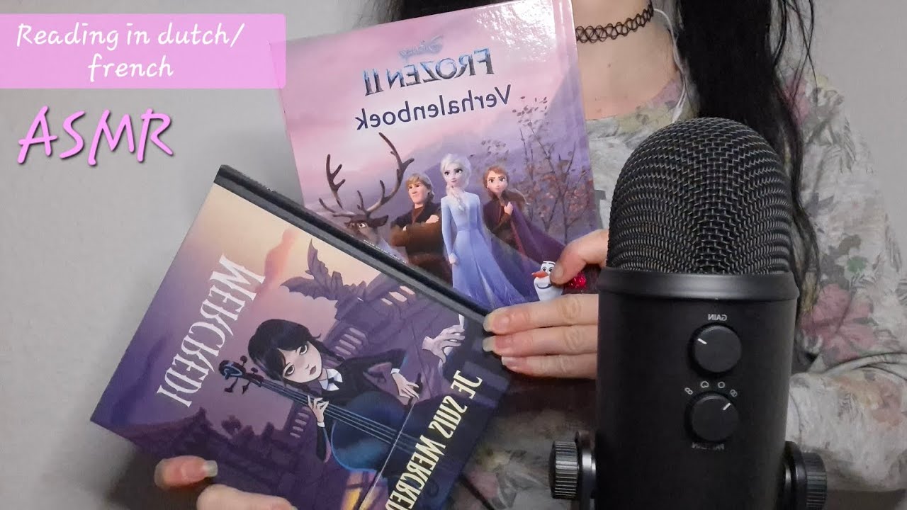 ASMR🌙 Reading in dutch & french