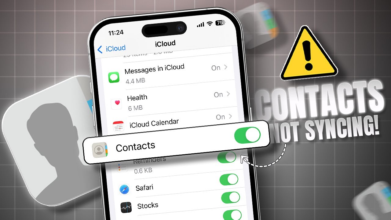 How to Fix Contacts Not Syncing with iCloud on iPhone | iOS 18 Contacts Cannot Sync to iCloud