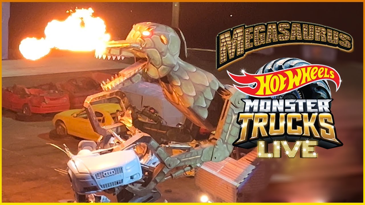 MEGASAURUS REX - HOT WHEELS MONSTER TRUCK LIVE - O2 ARENA LONDON