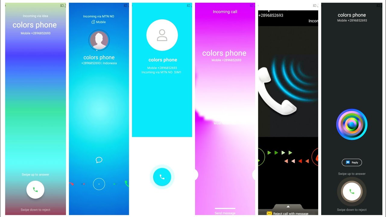 Realmi 15pro & Huawei p80 & Infinix note4 & Samsung s21& Samsung S4 & Sony xz2 |incoming call 