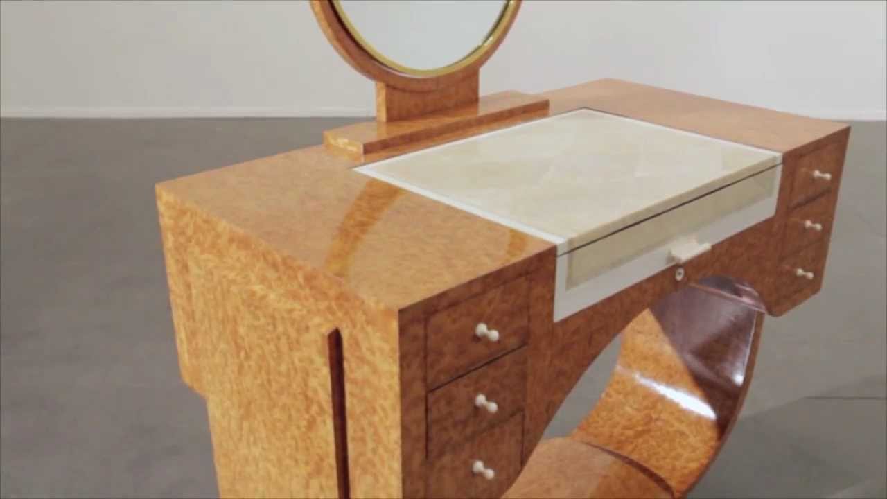 &Eacute;mile-Jacques Ruhlmann 'The 'Redhead' dressing table' [360&deg; view]