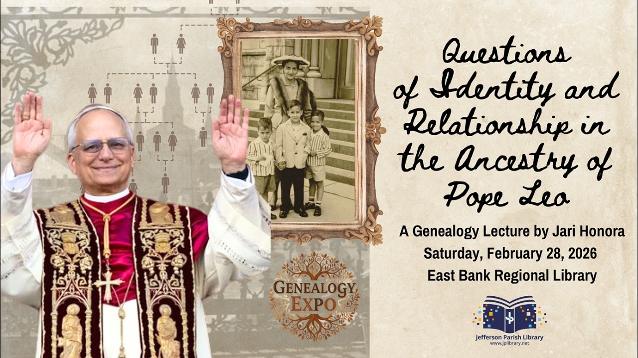 Questions of Identity and Relationship in the Ancestry of Pope Leo XIV by Jari Honora