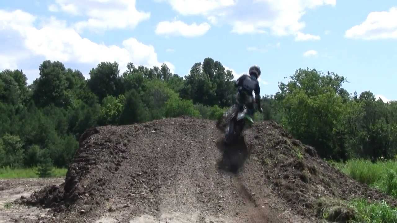 Big Scrubs on a KLX 125