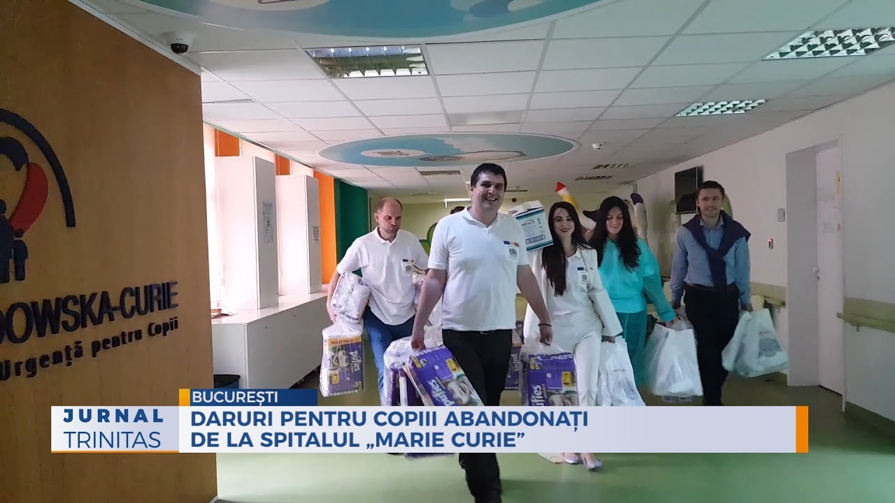 Daruri pentru copiii abandonați de la Spitalul „Marie Curie”