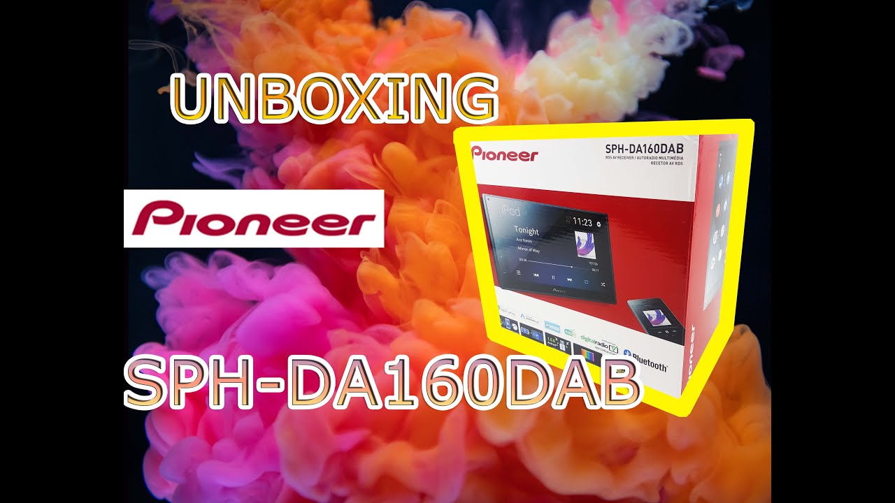 PIONEER SPH-DA160DAB unboxing / rozpakowywanie, radio multimedia station /radio stacja multimedialna