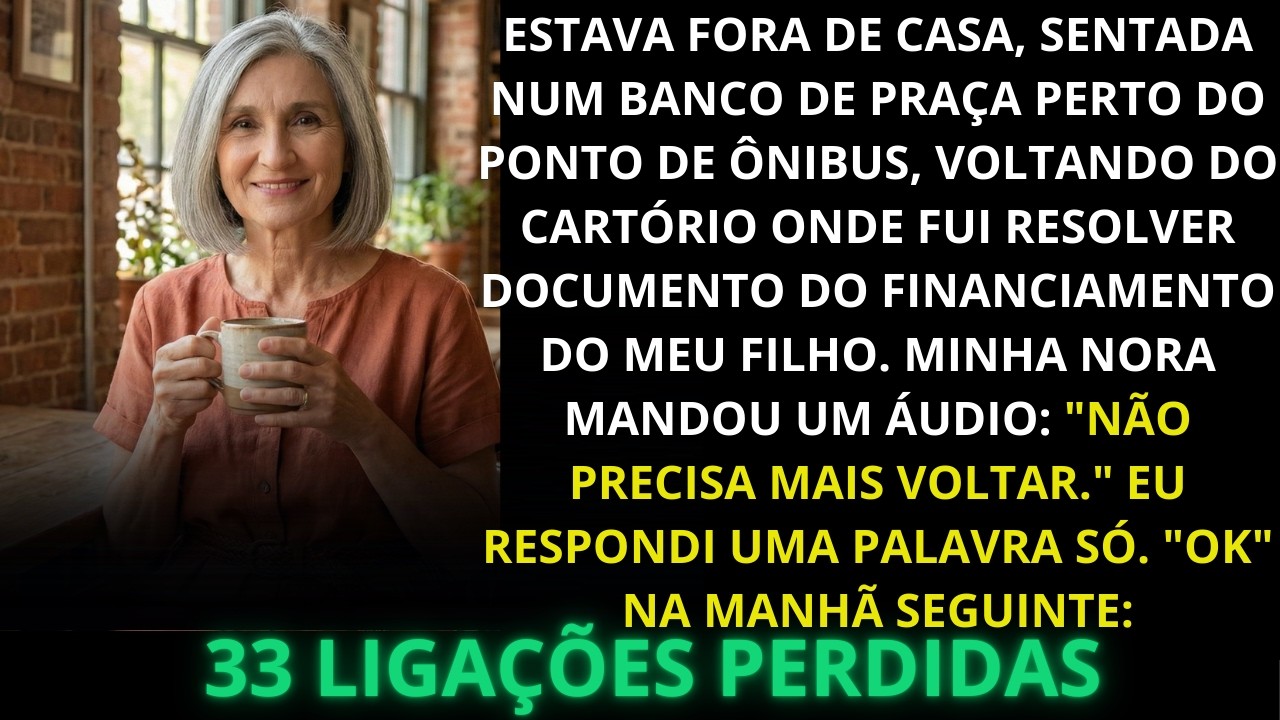 Minha nora deixou uma mensagem de voz: “Não volte”. Na manhã seguinte, recebi 33 chamadas perdidas…