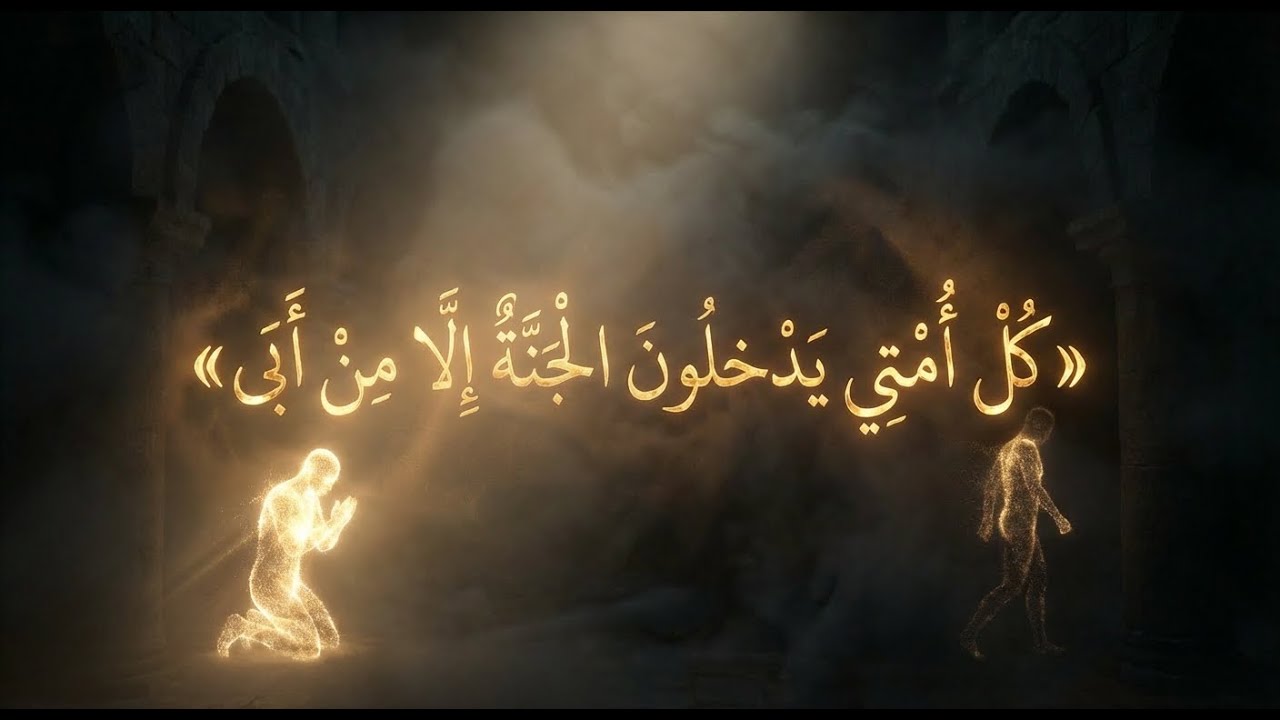 حين تكون الجنة مفتوحة… لماذا يصرّ بعض الناس على الرفض؟ #حديث_شريف#قال_رسول_الله#كل_أمتي_يدخلون_الجنة
