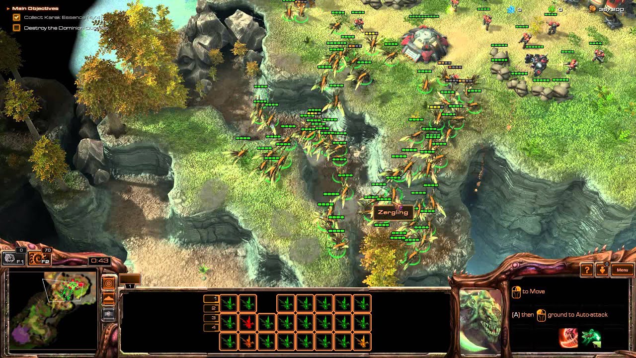 Starcraft 2 Heart of the Swarm - [upgrade]Zergling Evolution
