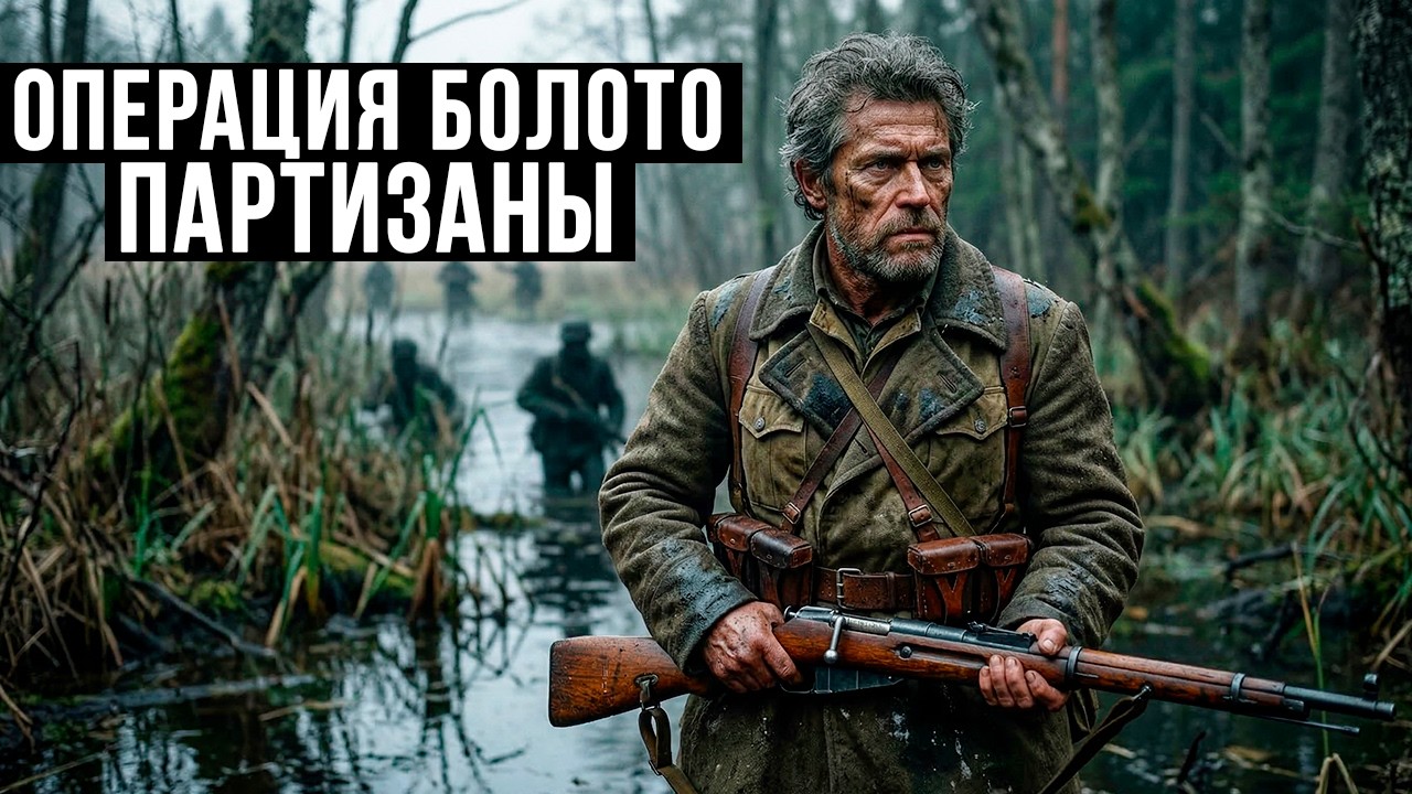 Тайная база в болотах — как партизаны исчезали после атак.