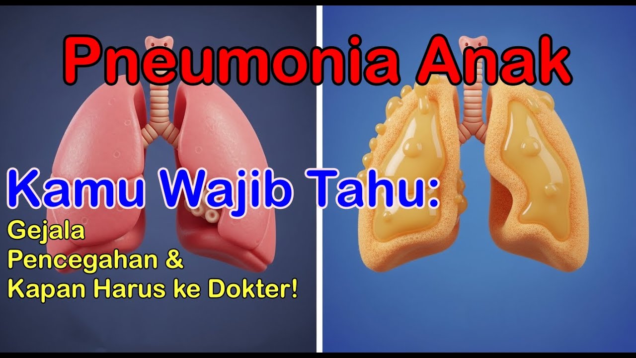 Pneumonia Anak: Kamu Wajib Tahu Gejala, Pencegahan & Kapan Harus ke Dokter!