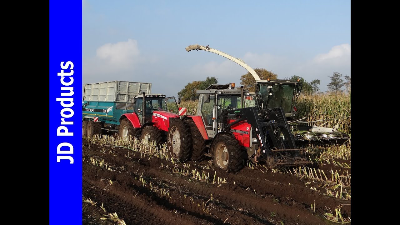 Mais/2015/Extreme modderen/Harvesting maize in the mud/Claas 930/Maisernte/Scholten/Laar/Deutschland