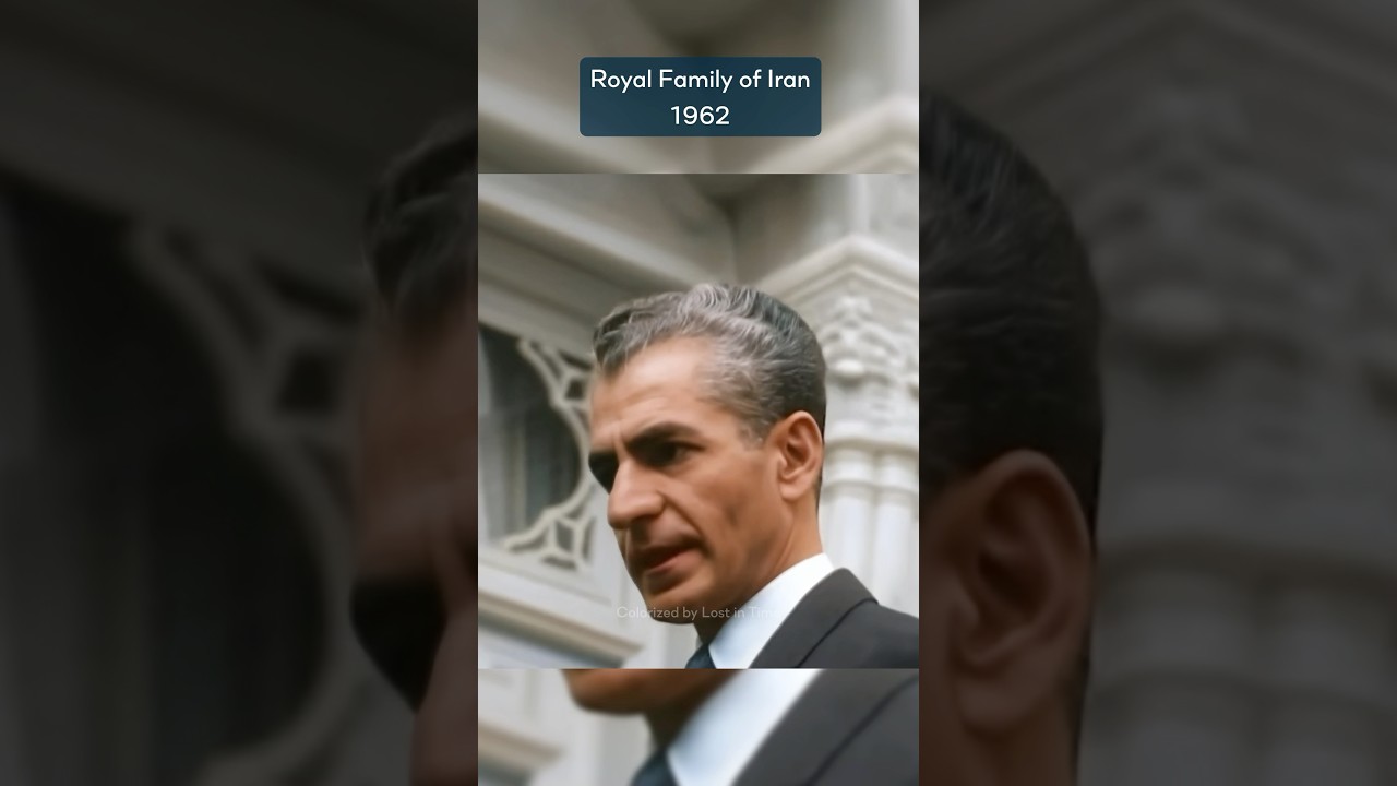 Pahlavi Dynasti in Iran, 1962 colorized 🇮🇷