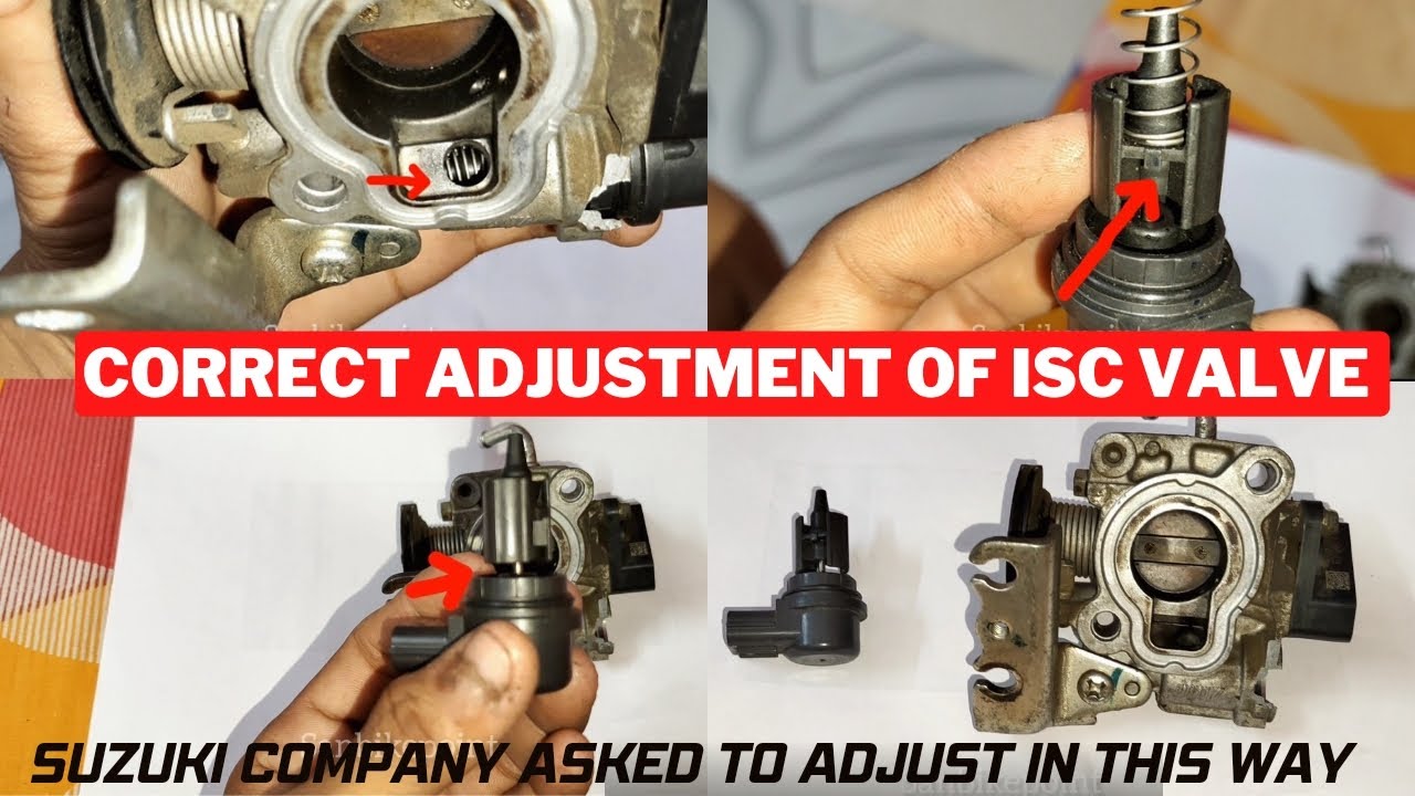 Correct Adjustment of ISC Valve ✅ Suzuki All Model 🔥@sanbikepoint