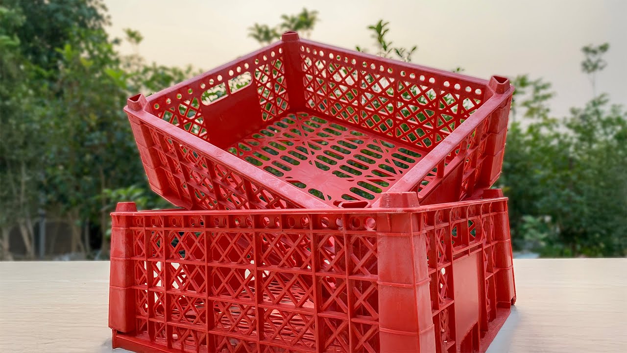 Once you LEARN THIS SECRET, you will never throw away  PLASTIC CRATES again!turn them into dollars