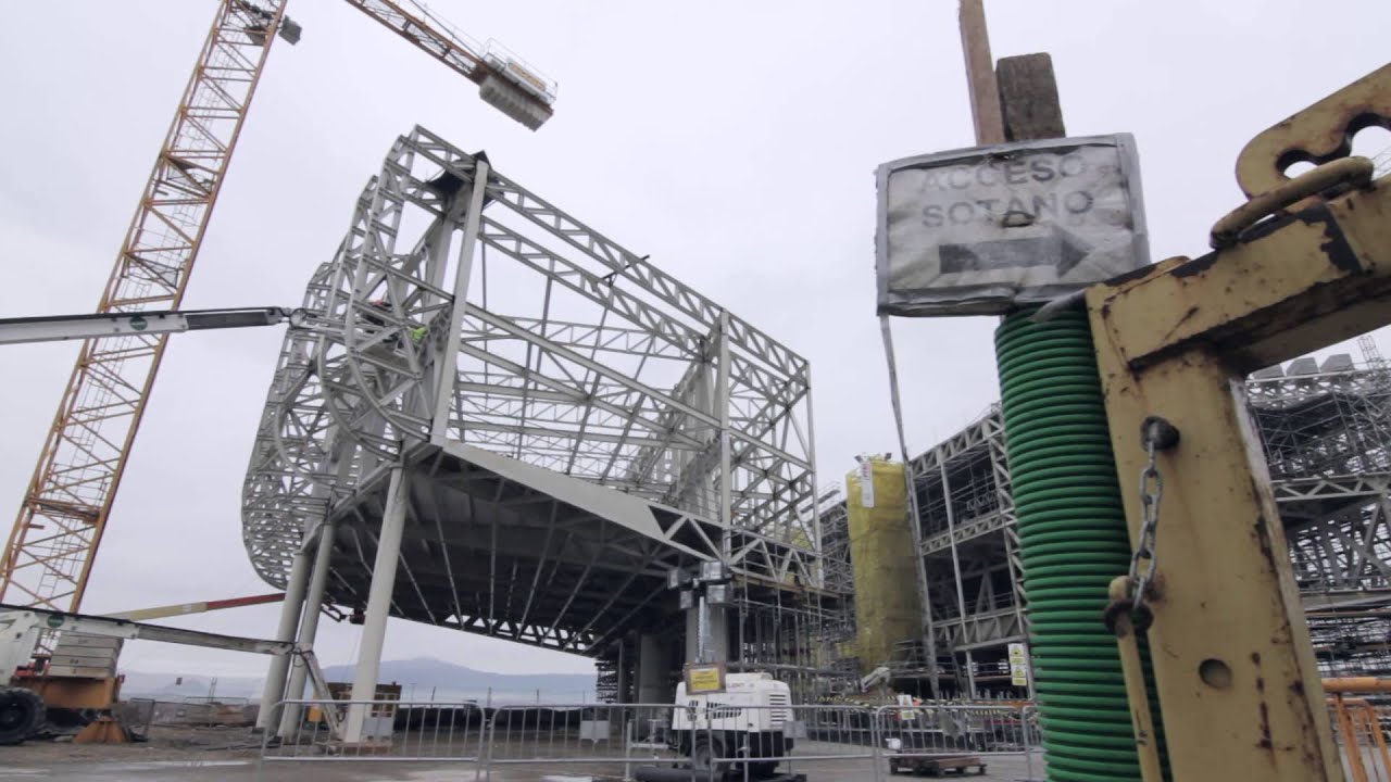 Obras del Centro Botín. Santander, enero-marzo de 2014