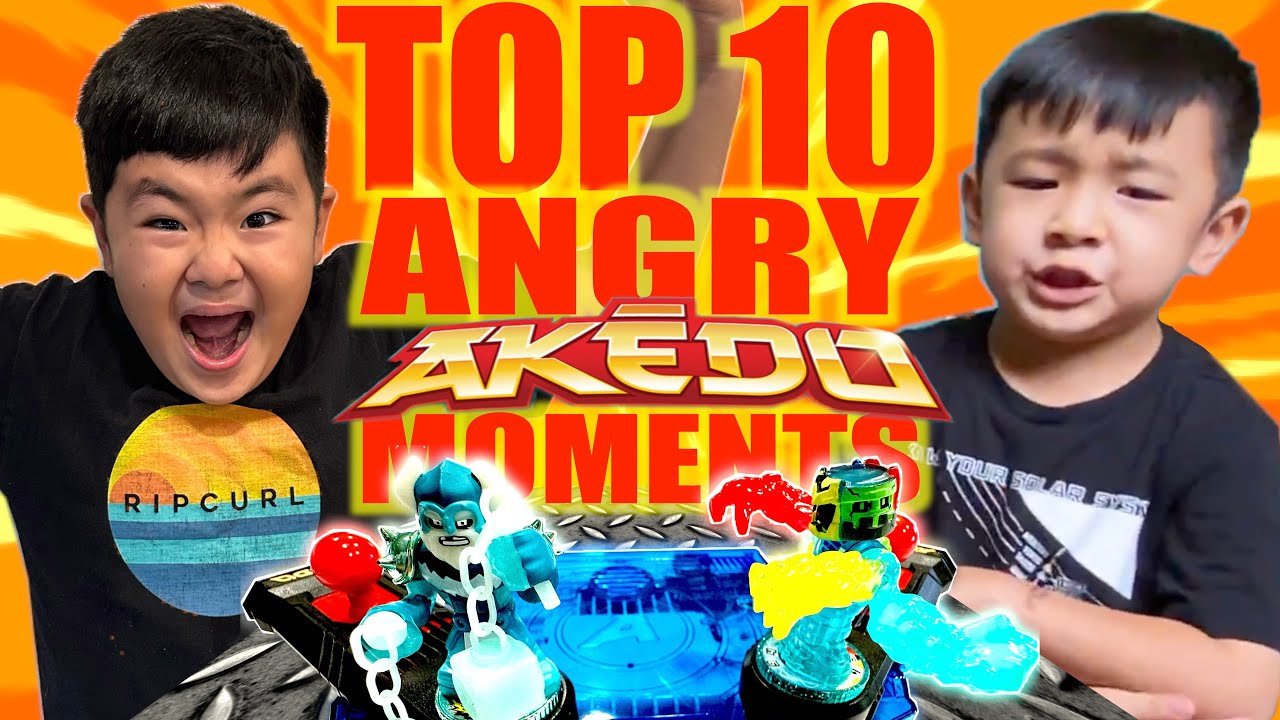 Top Ten Angry Akedo Warrior Moments - Eddie & Clark Raging - Eddie's World Top 10
