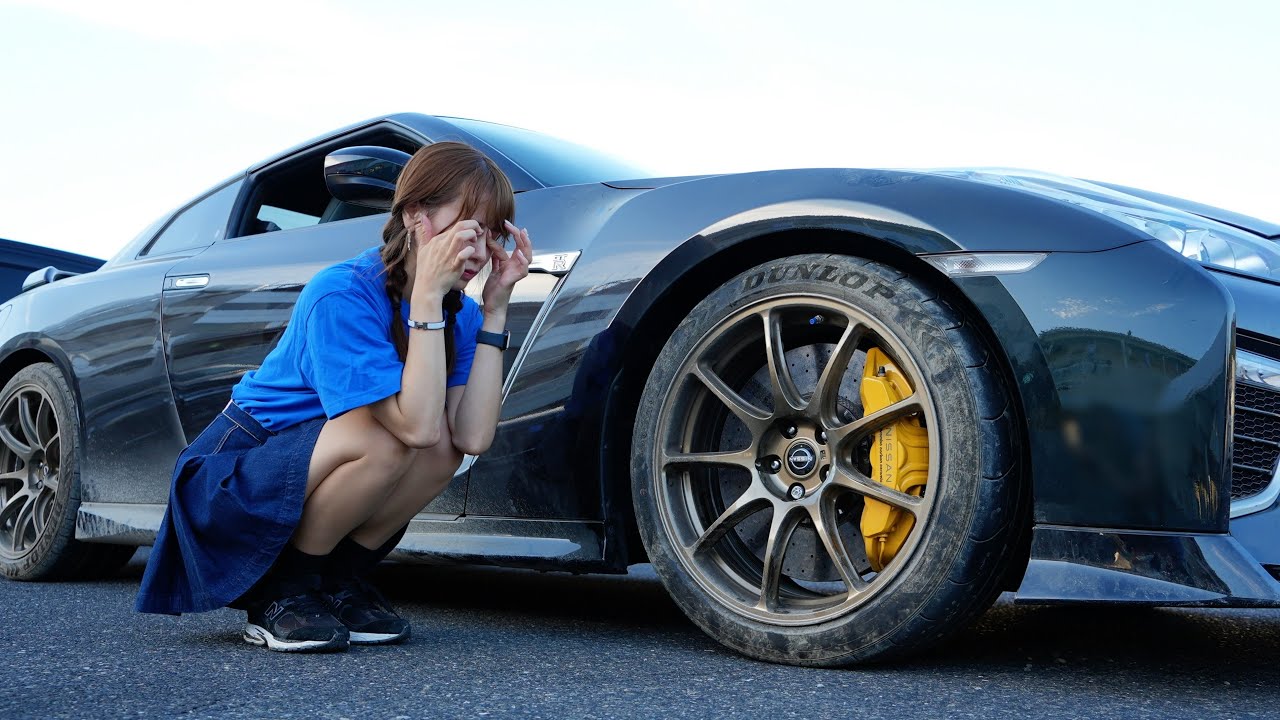 【号泣】サーキット走行でGT-Rを傷だらけにしてしまいました。
