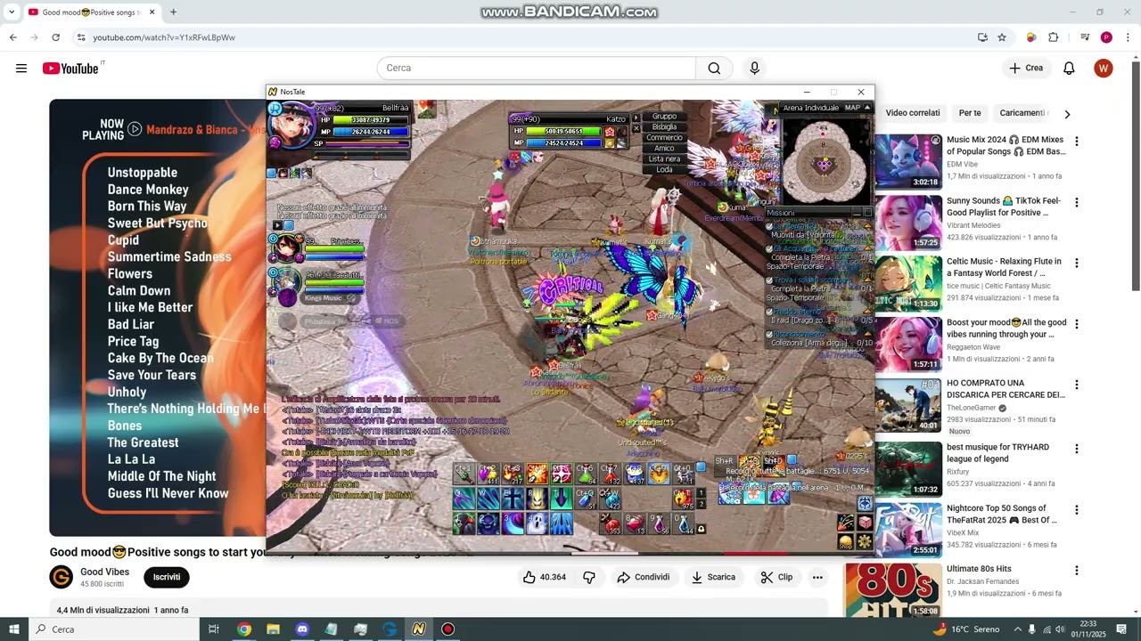 ARENA NOSTALE DRAGONVEIL ITA CHILLING  WHY SO EZ?????