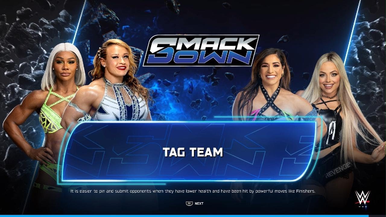 WWE 2K25 Jade Cargill & Jordynne Grace Vs. The Judgment Day - WWE Smackdown 2/6/26