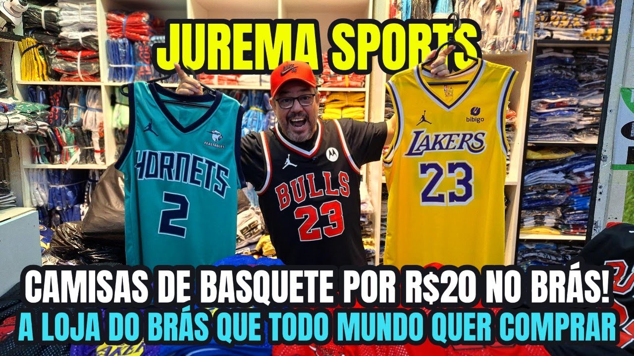 🏀 CAMISAS DE BASQUETE POR R$20 NO BRÁS! TÁ MUITO BARATO 😱