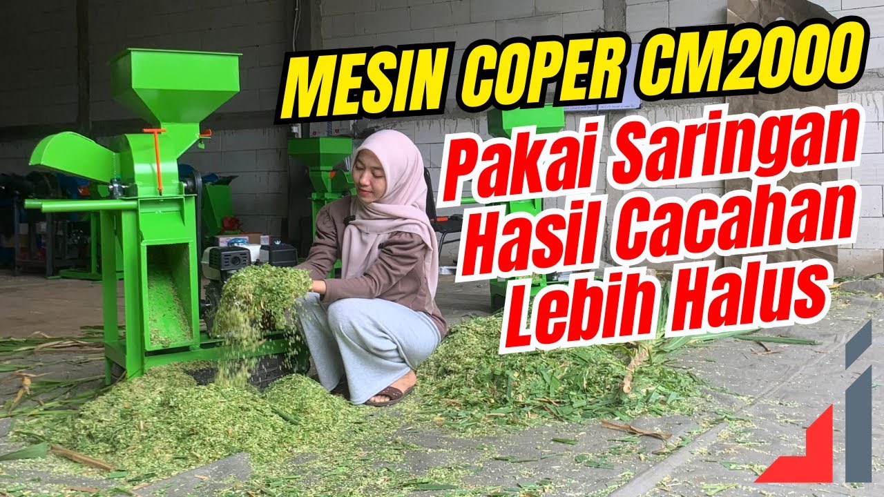 Pakai Saringan Modifan Untuk Hasil Cacahan Yang Lebih Halus Mesin Coper CM2000 #mesincoper