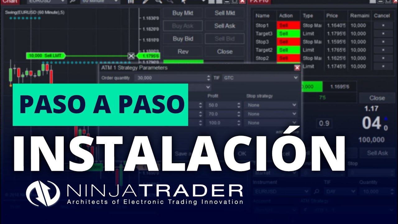 Gráficas Ticks Tutoriales de trading Parte 1: instalación de Ninja Trader 8