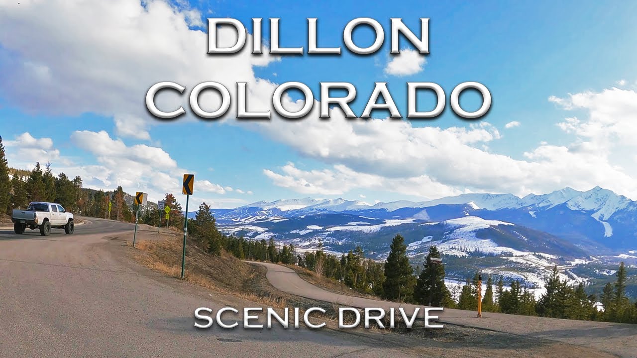 Scenic drive to Sapphire Point Overlook, Dillon, Colorado