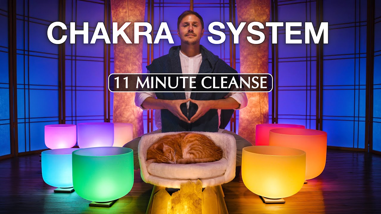 QUICK  **Full Nervous System**  Chakra Alignment  (11 minute cleanse)