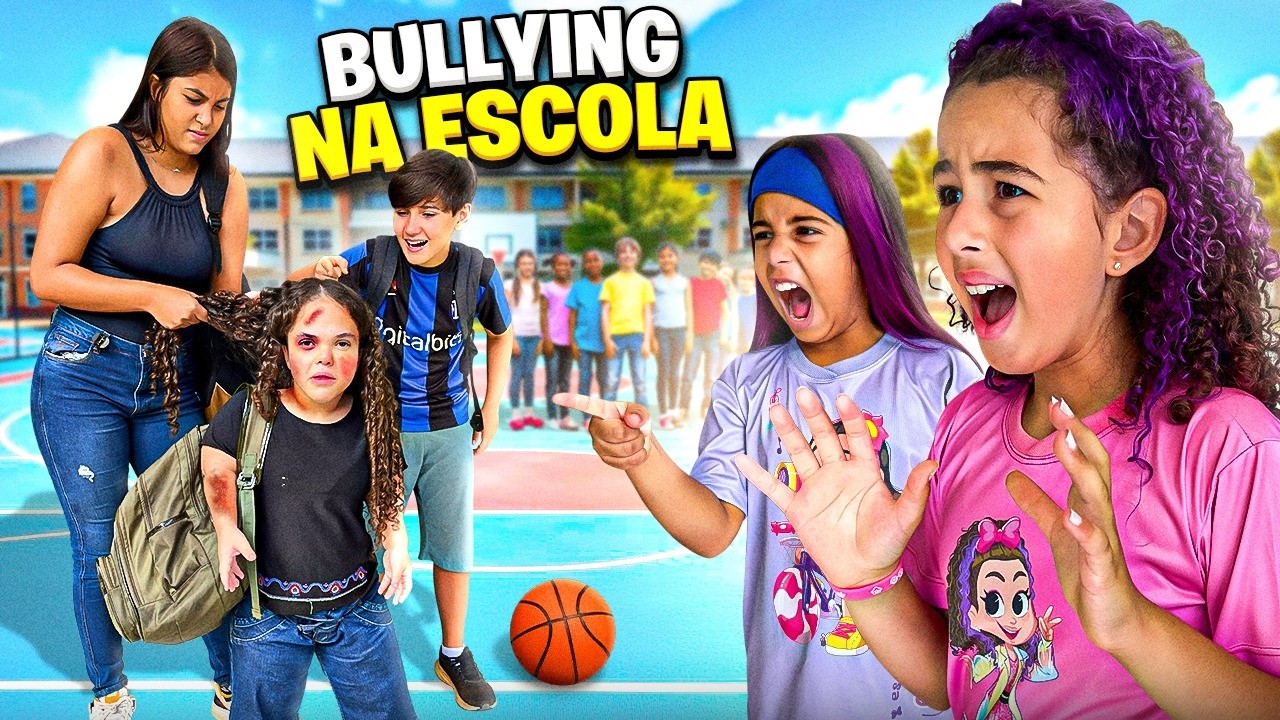 VIMOS UMA MENINA APANHANDO E SOFRENDO BULLYING NA ESCOLA!