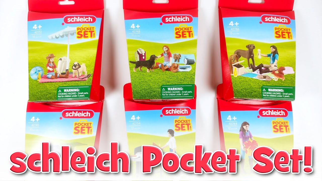 Schnäppchen oder nicht? 🧐 | 6 x schleich Pocket Set! | UNBOXING
