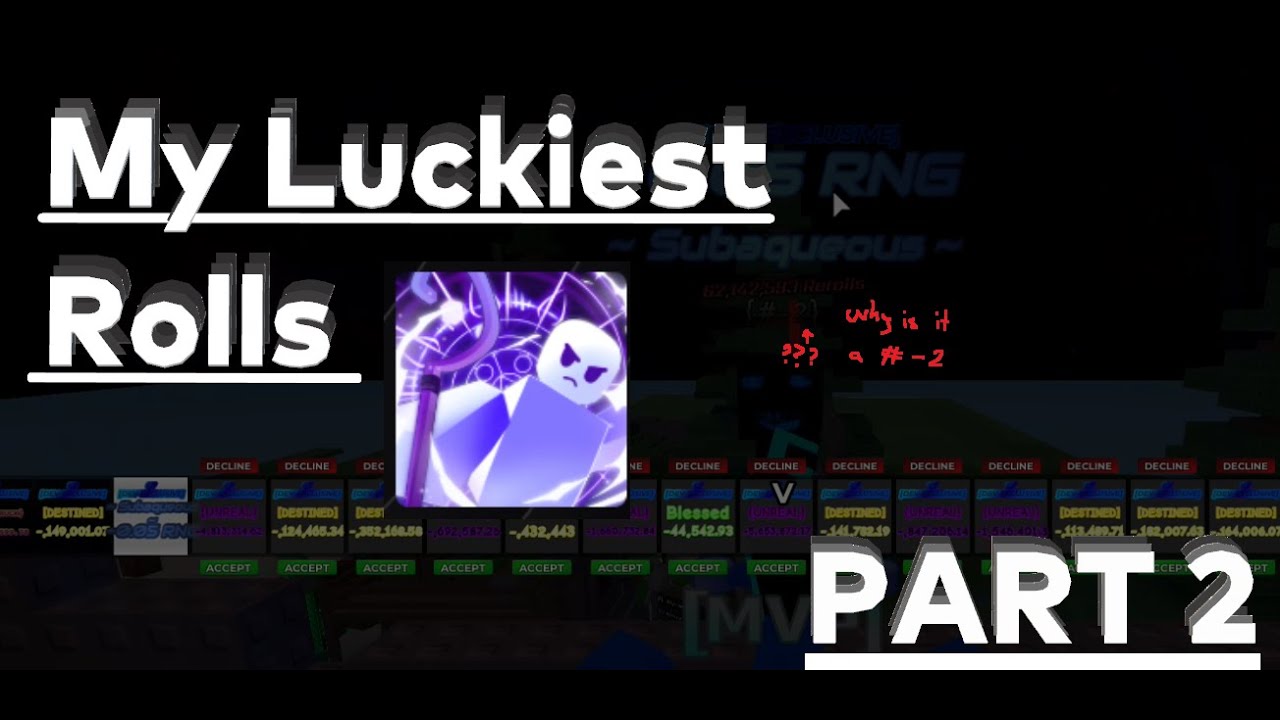 My Luckiest Rolls Compilation [PART 2] I Fortune's End