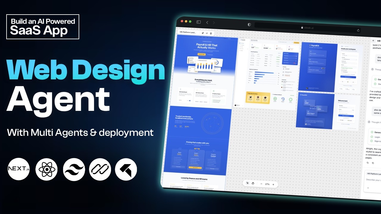 Build an AI Web Design Agent with Next.js, React, Insforge, Gemini & Claude