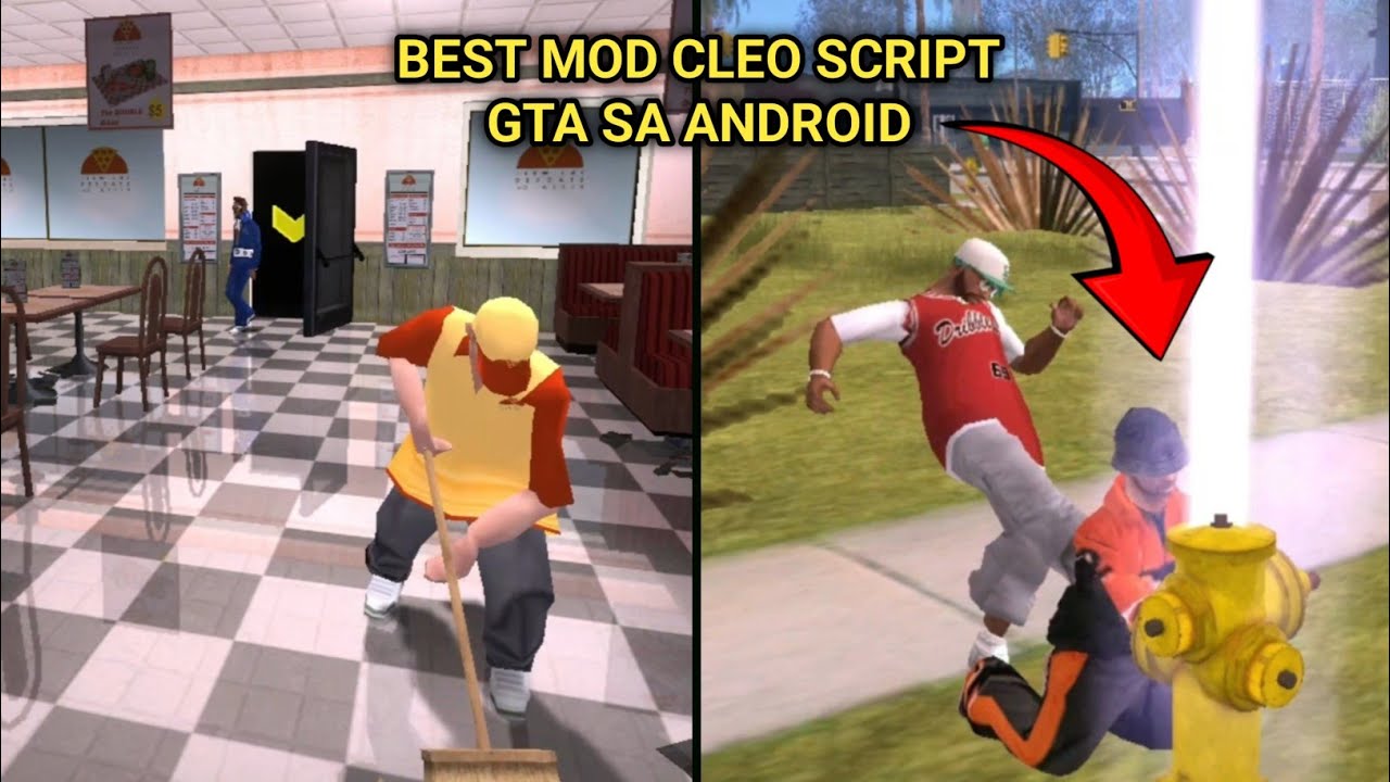 5 ЛУЧШИХ СКРИПТОВ CLEO MOD - GTA SA ANDROID !! #gtasa #gtasan #gtasanandreas