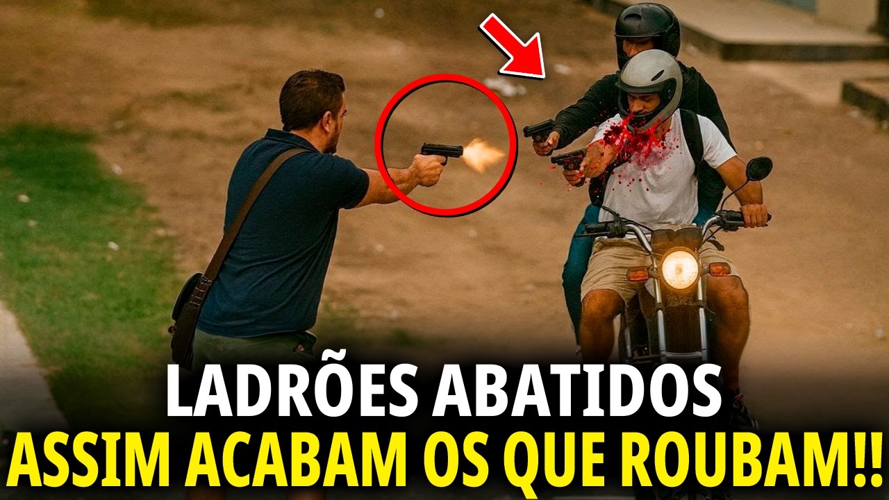 CASOS de ROUBOS FRUSTRADOS com LADR&Otilde;ES ABATIDOS 😱 A RUA FEZ JUSTI&Ccedil;A!